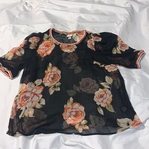 Flower Blouse - Sheer